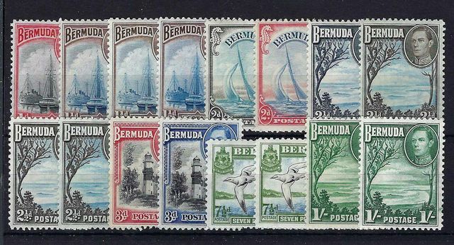 Image of Bermuda SG 110/15a UMM British Commonwealth Stamp